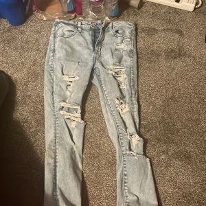 American Eagle hi-rise jegging very comfy size 8 worn slightly